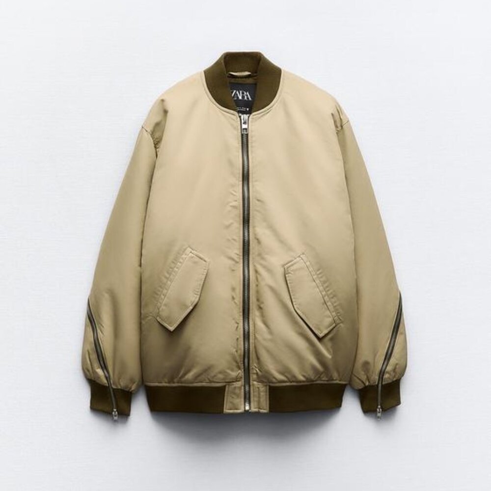 Zara OVERSIZED NYLON BOMBER